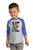 NEES - RS3330 - Rabbit Skins Toddler Baseball Fine Jersey Three-Quarter Sleeve Tee