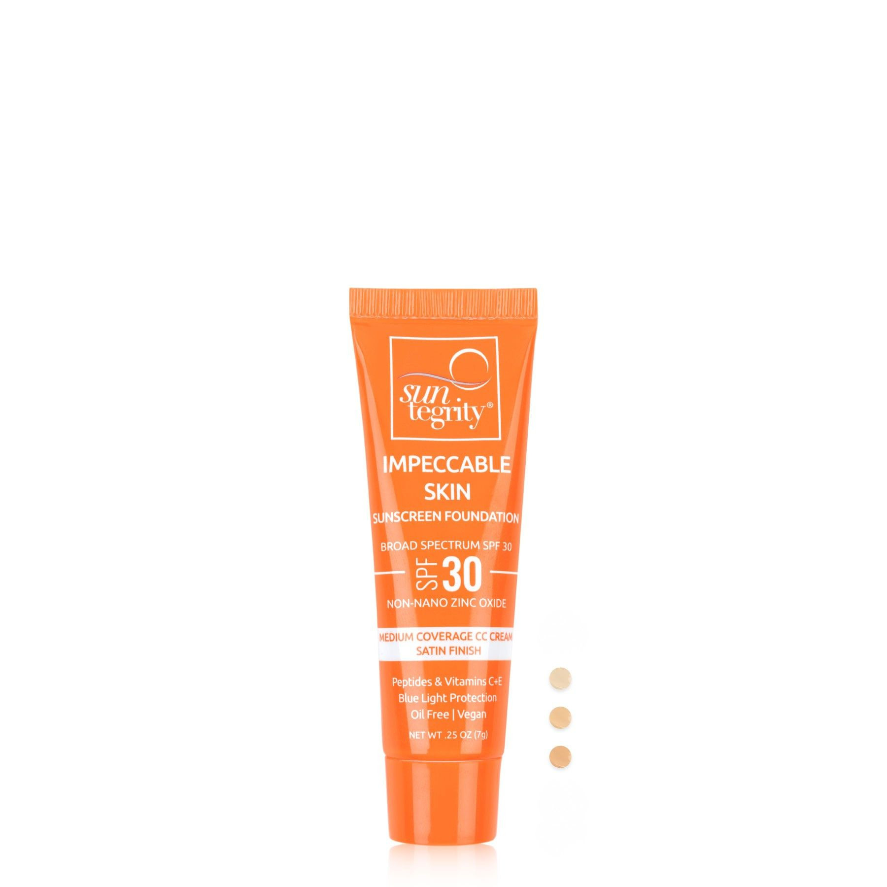 This is the thumbnail image of Deluxe Sample Tube (0.25oz) of Impeccable Skin Broad Spectrum SPF 30 for face. The product is available in 6 shades.