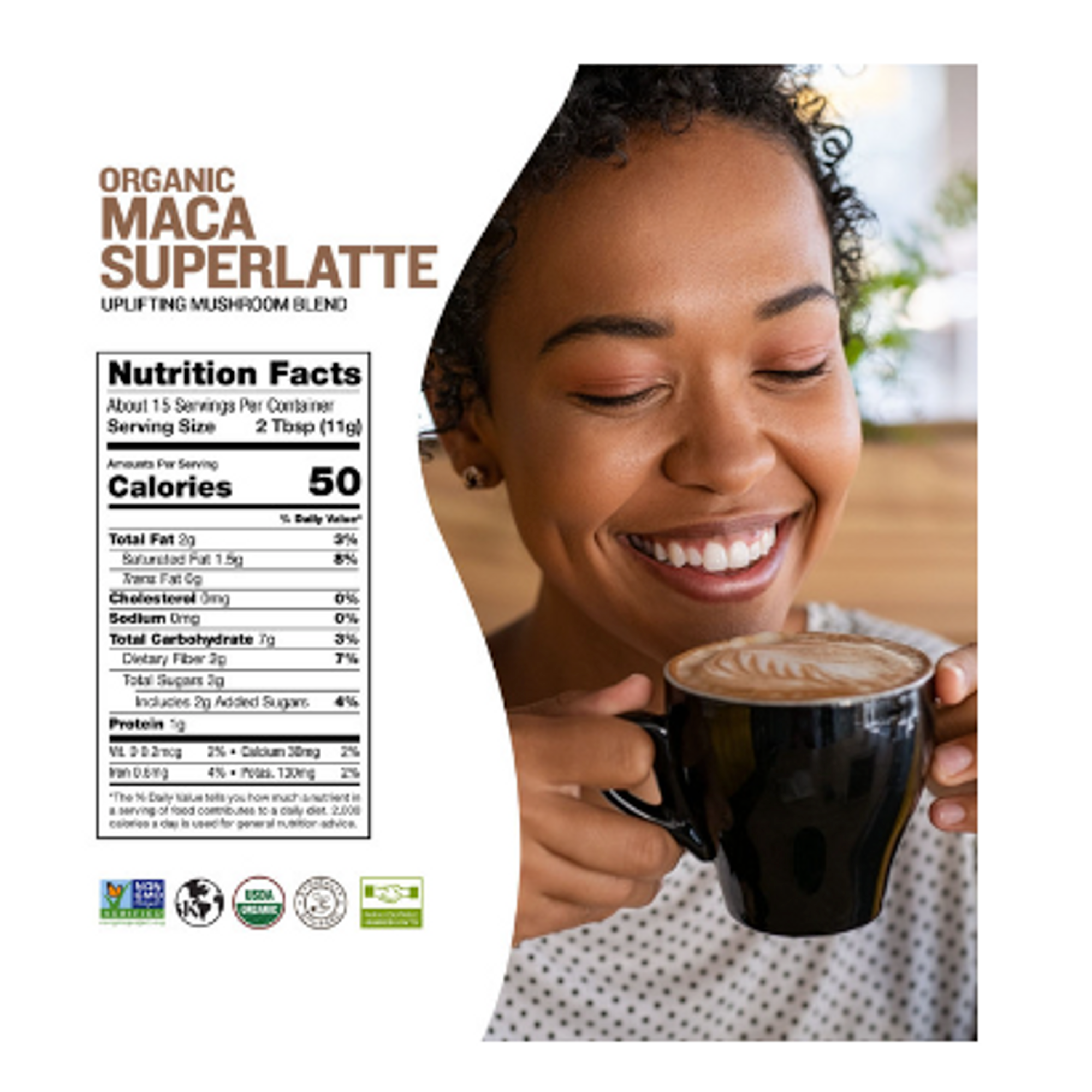 Sunfood Super Foods Organic Maca SuperLatte