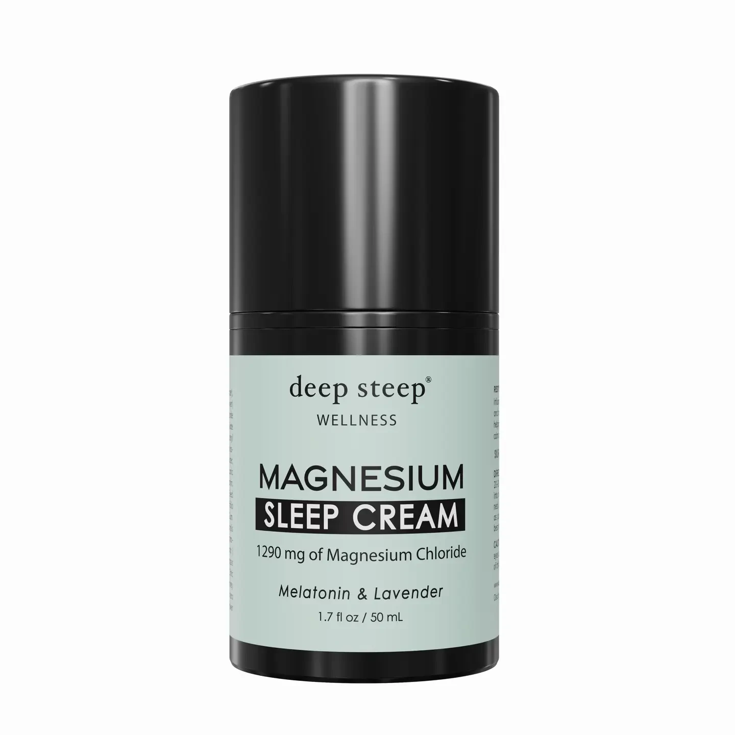 Image of Deep Steep Magnesium Sleep Cream - Melatonin/Muscle Relief Lotion bottle