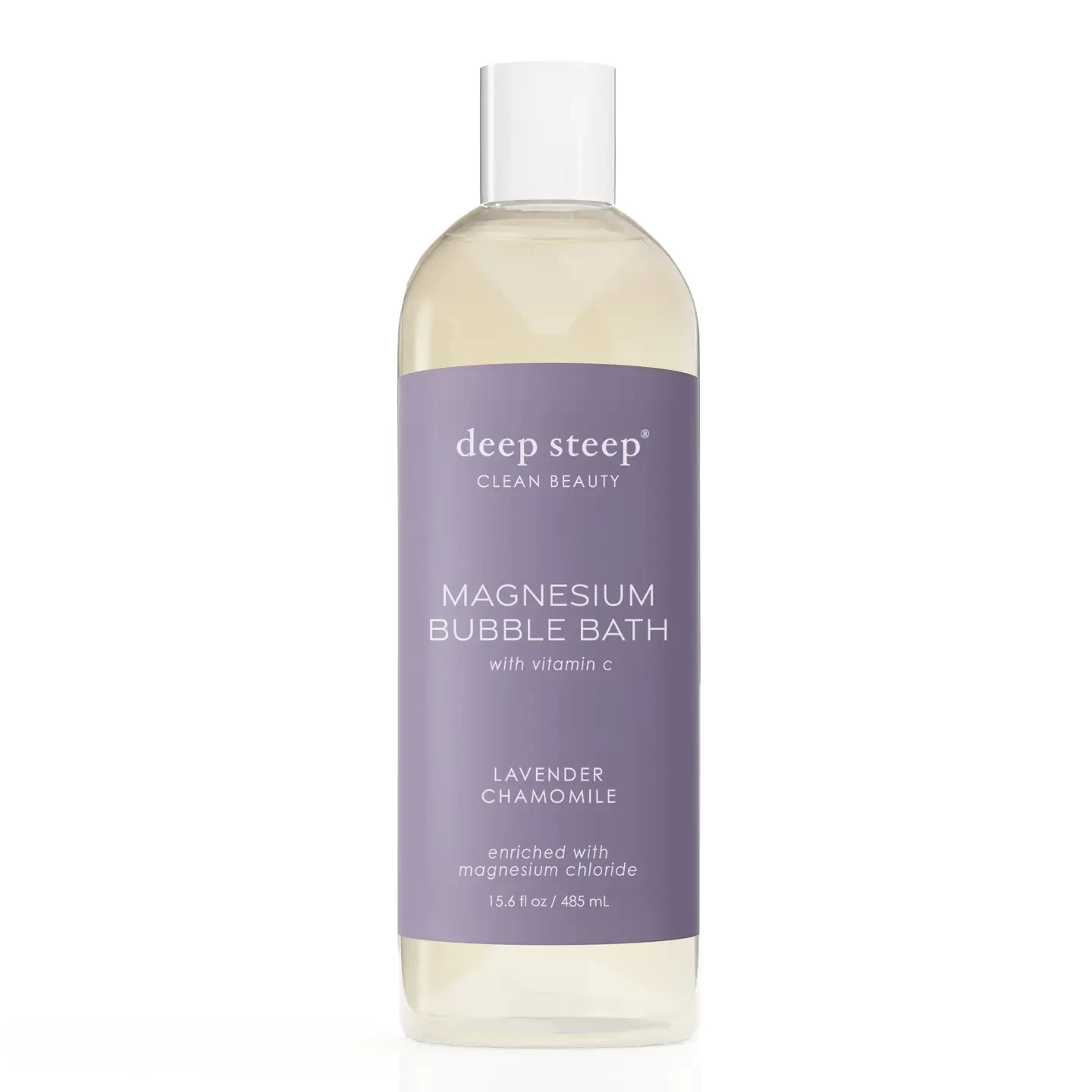 Deep Steep Lavender Chamomile Magnesium Bubble Bath with Vitamin C bottle image