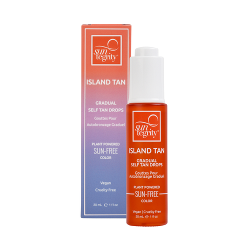 Main Product image of Island Tan Self Tan Drops with box. Main Product image of Island Tan Self Tan Drops with box.