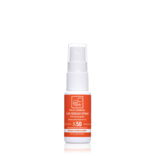 Deluxe Size Milky MIneral Sun Serum Spray, SPF 50 (Sample) - 0.5oz Deluxe Size Milky MIneral Sun Serum Spray, SPF 50 (Sample) - 0.5oz