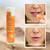 Lifestyle image of before & after Lip Balm application on well moisturized lips. If you find a small white-cast, we recommend a dab of lip gloss or touch of lip stick to cover.