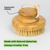 Image of the Natural Bamboo Dry Body Brush handle.