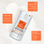 This is an image of the Suntegrity Moisturizing Face Sunscreen & Primer against a swatch of the product with selling benefits.
