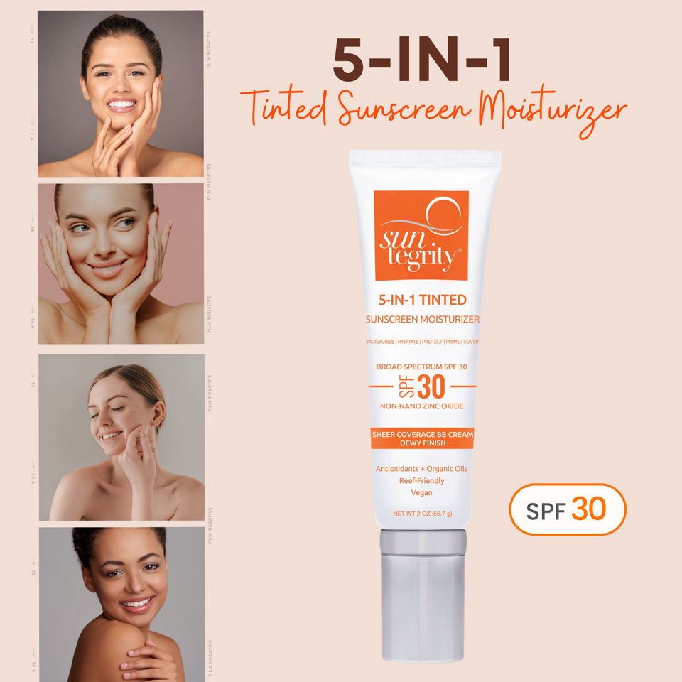 5 in 1 Tinted Face Sunscreen - Medium main image 1