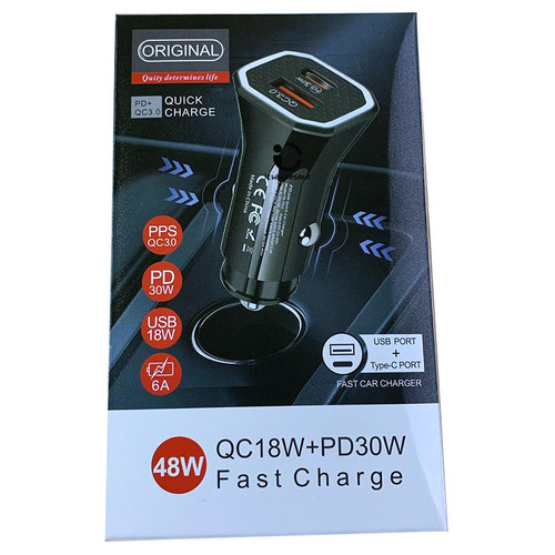 Fast Charge Dual port Vehicle Charger