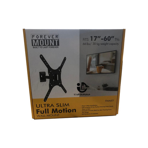 Wall Mount Full Motion Fits 17"-60"