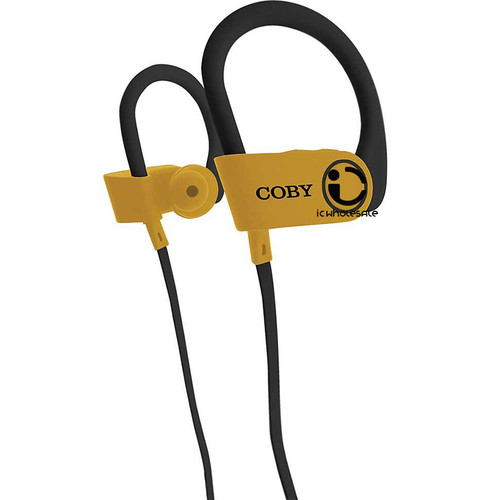 COBY Wireless Sport Earbuds Around the Neck CEBT415AQP