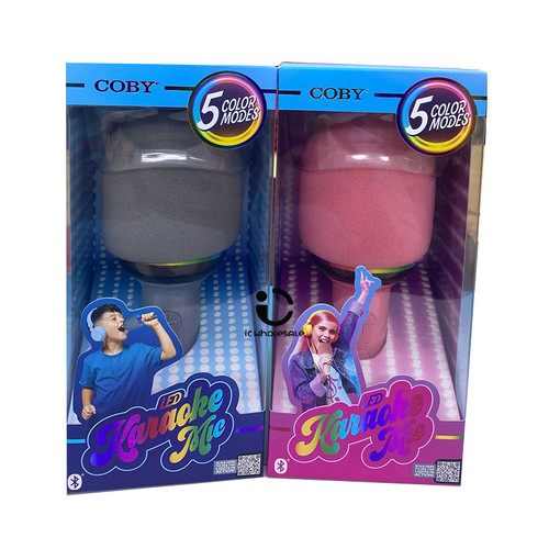 COBY LED Karaoke Microphone for Kids