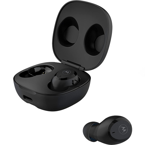 MOTO BUDS CHARGE True Wireless Earbuds
Experience uninterrupted usage with these True Wireless Earbuds, providing up to 10 hours of continuous play. Extend your headphone playtime even further by connecting the charging case to your compatible smartphone using its USB-C cable. Enjoy seamless audio connectivity to your electronic device via Bluetooth, ensuring stutter-free sound and eliminating the hassle of tangled cords.