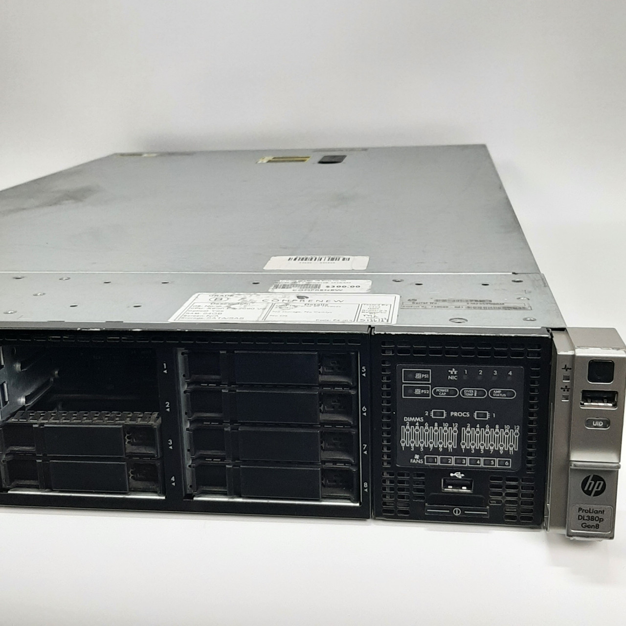 HP ProLiant DL380p G8 Xeon 2690v2 64GB Ram No HDD No OS