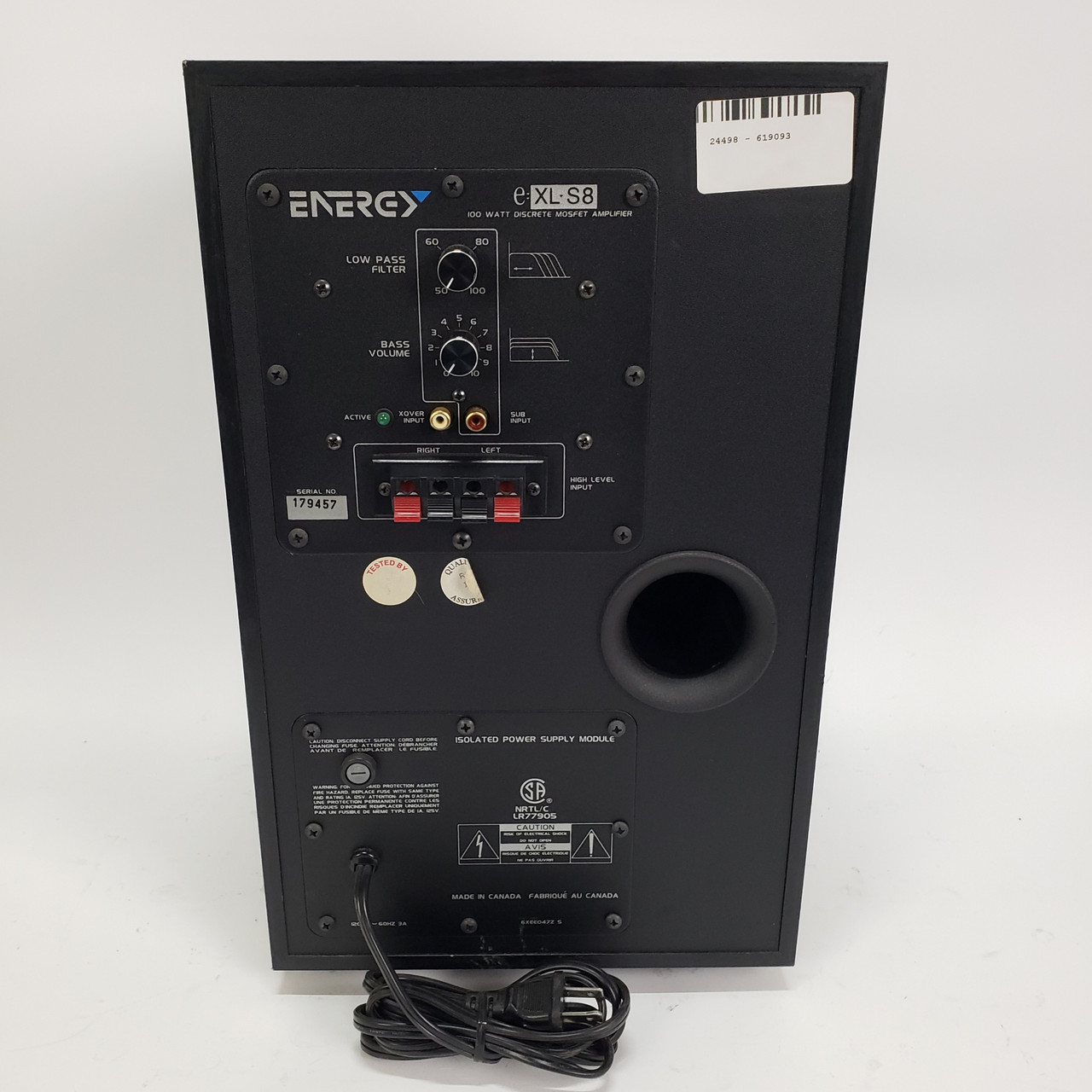 Energy e:XL Series e:XL-S8 5.1 Speaker System | Grade B