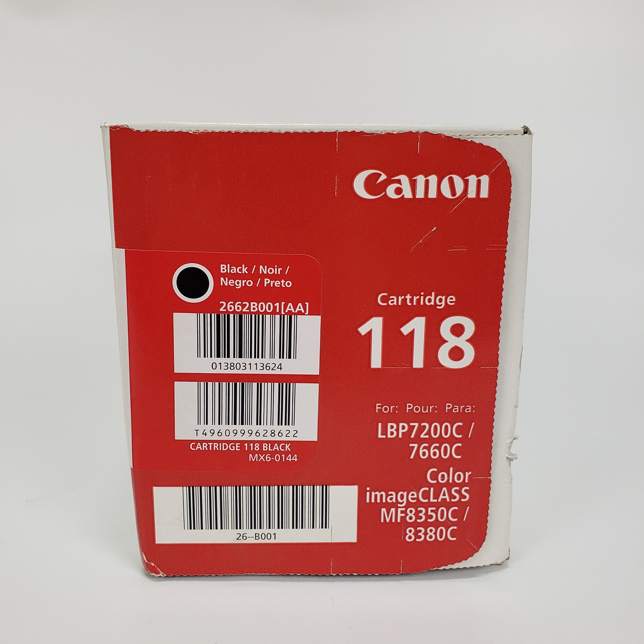 Canon 118 Black Toner Cartridge | Grade A