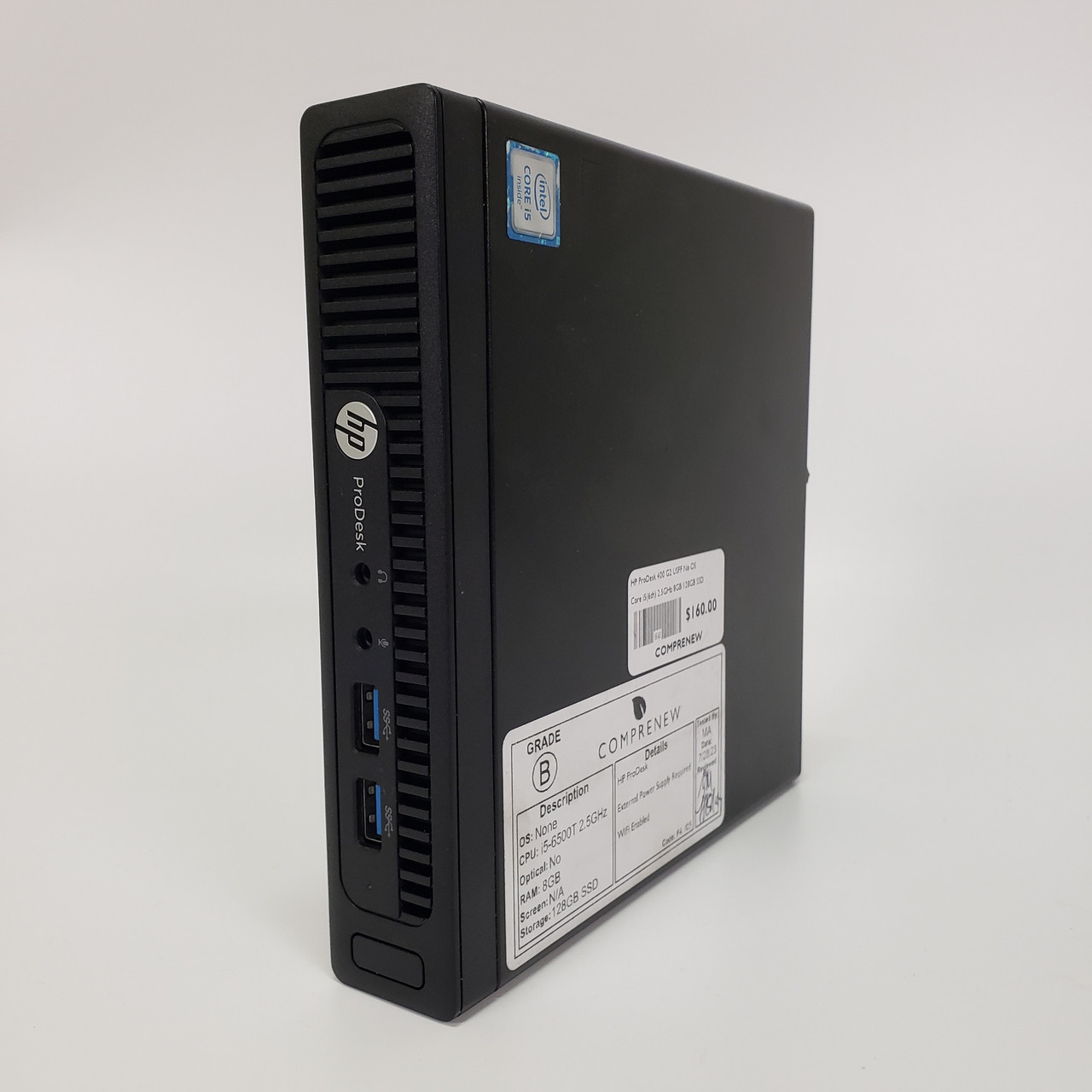 HP ProDesk 400 G2 USFF No OS i5-6500T 8GB RAM 128 SSD | Grade B