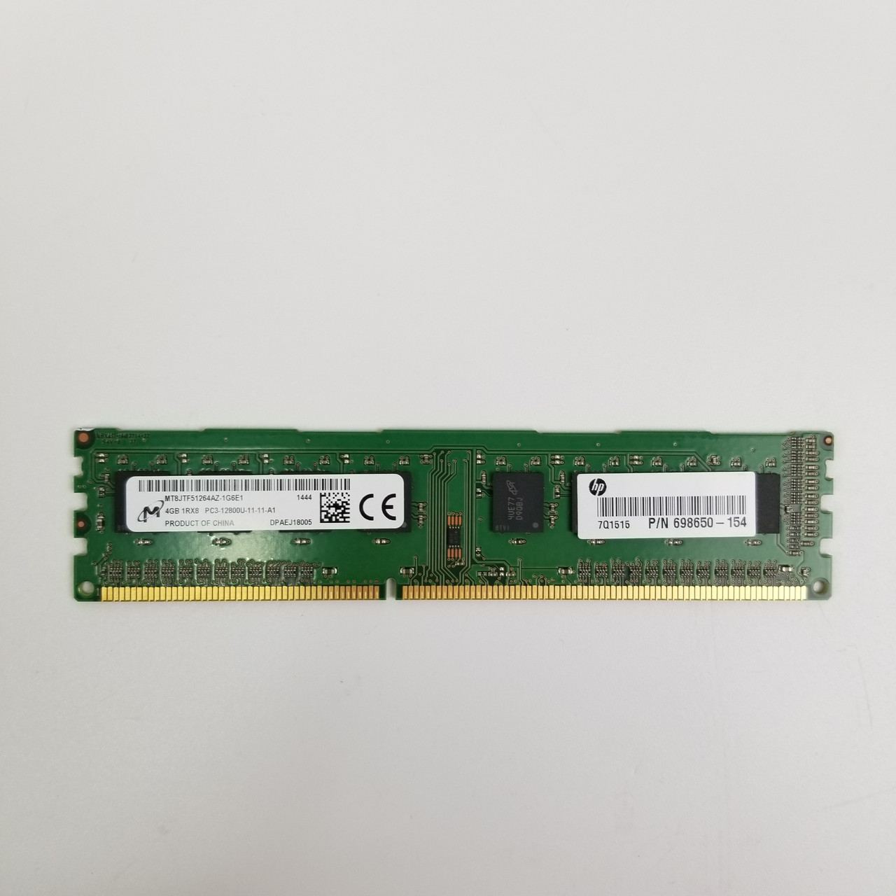 4GB PC3-12800U 1600MHz DIMM DDR3 RAM | Grade A