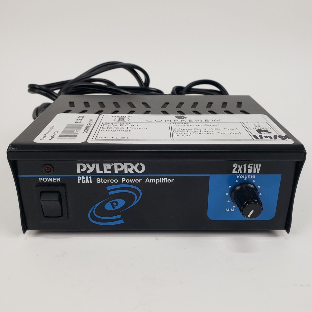 Pyle PCA1 Stereo Power Amplifier | Grade B