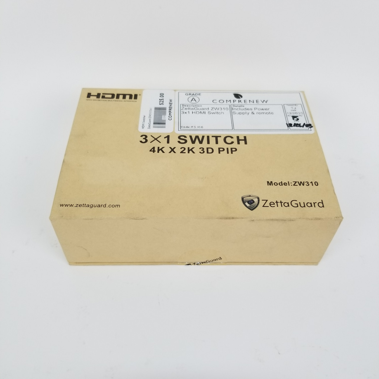 ZettaGuard ZW310 3x1 HDMI Switcher | Grade A