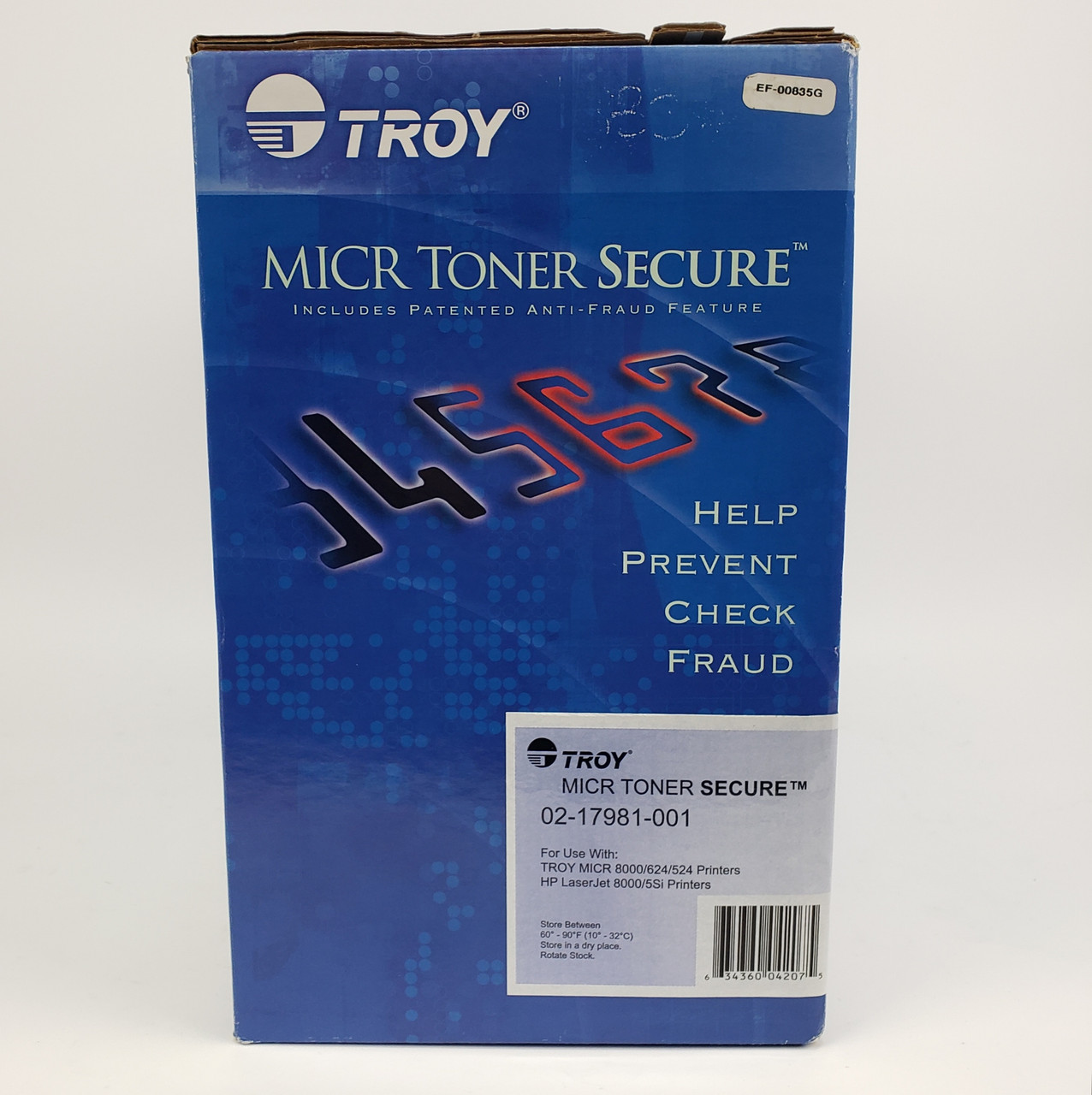 TROY MICR 02-17981-001 Toner Secure Fraud Resistant Cartridge | Grade A