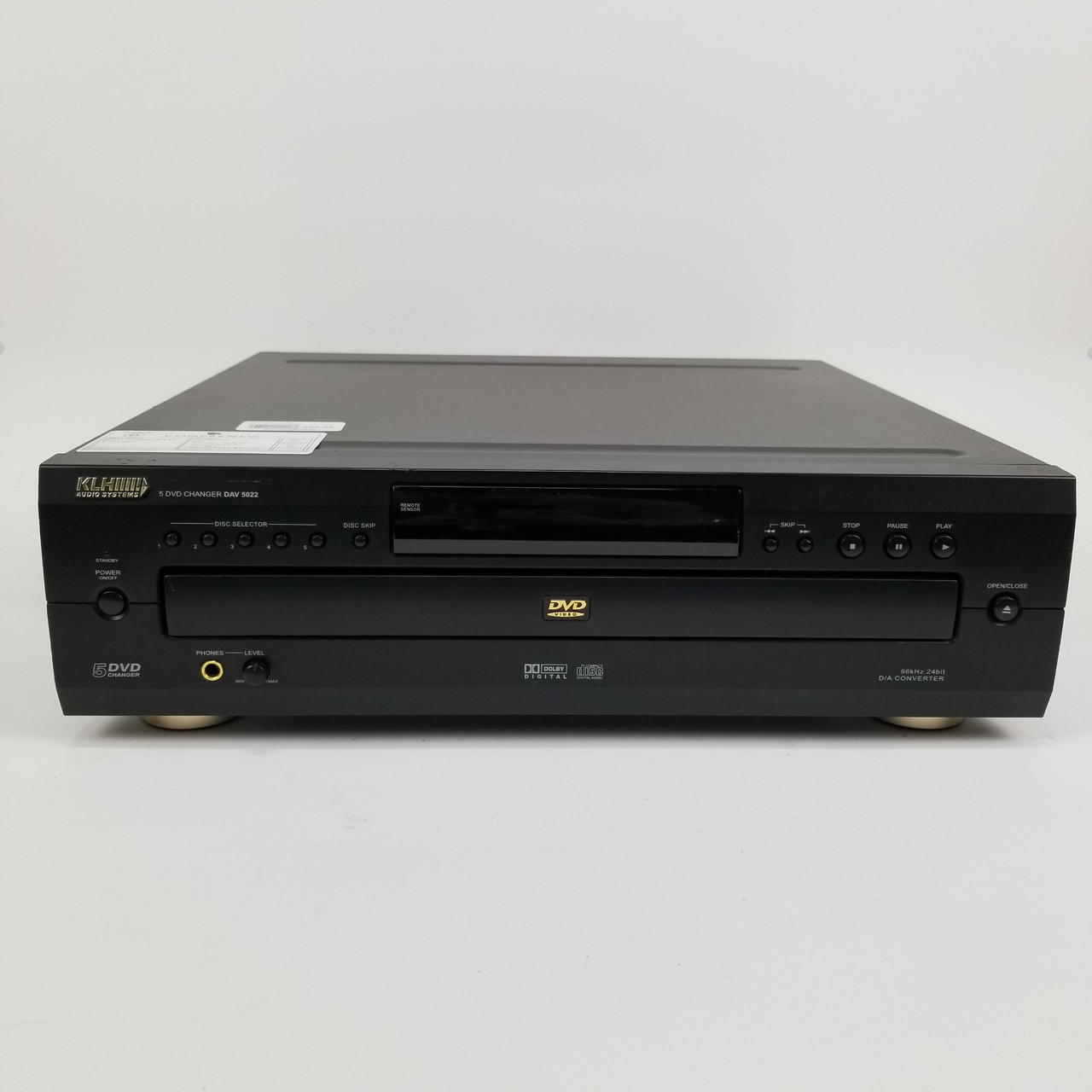 KLH DAV-5022 5-Disc DVD Changer | Grade B