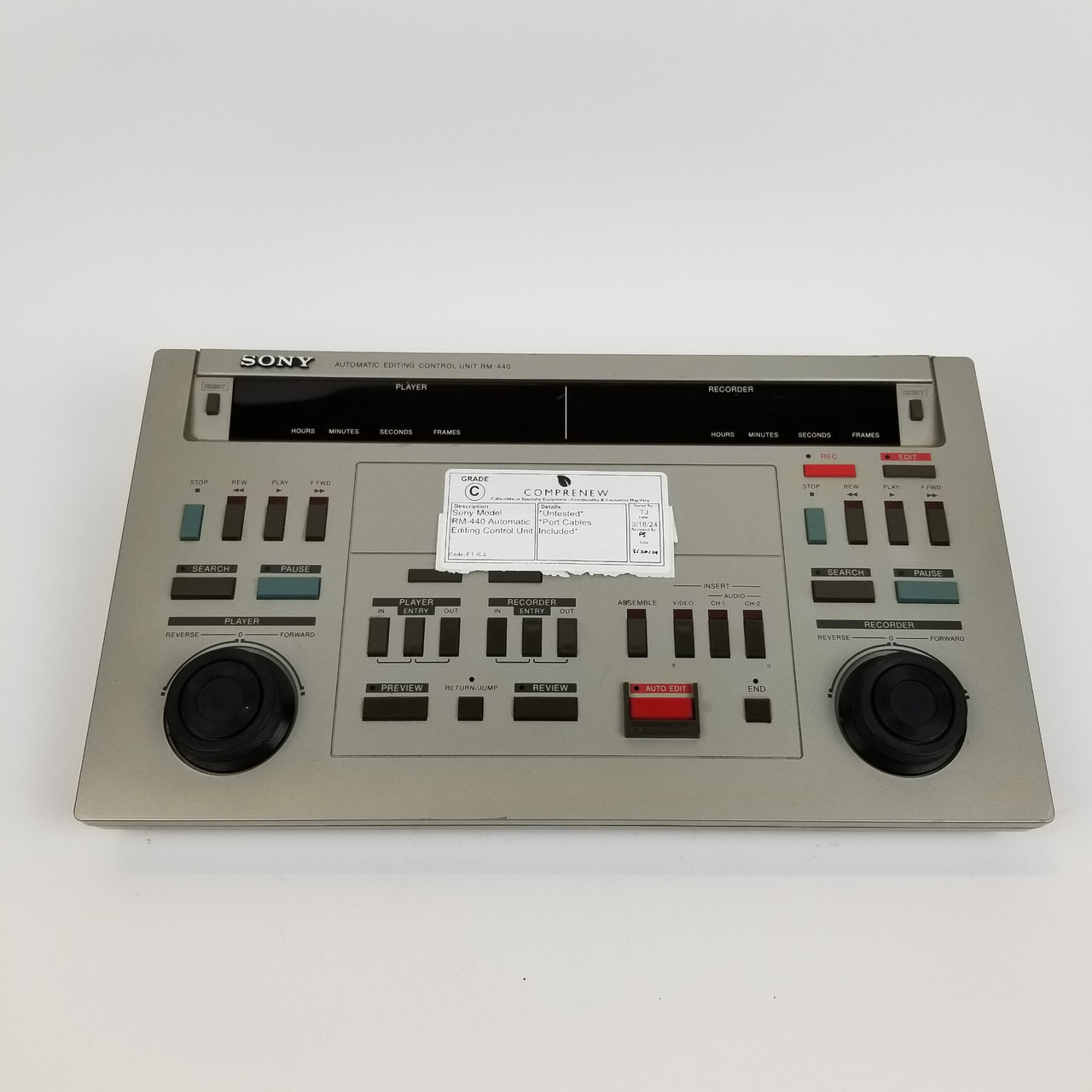 Sony RM-440 Automatic Editing Control Unit | Grade C