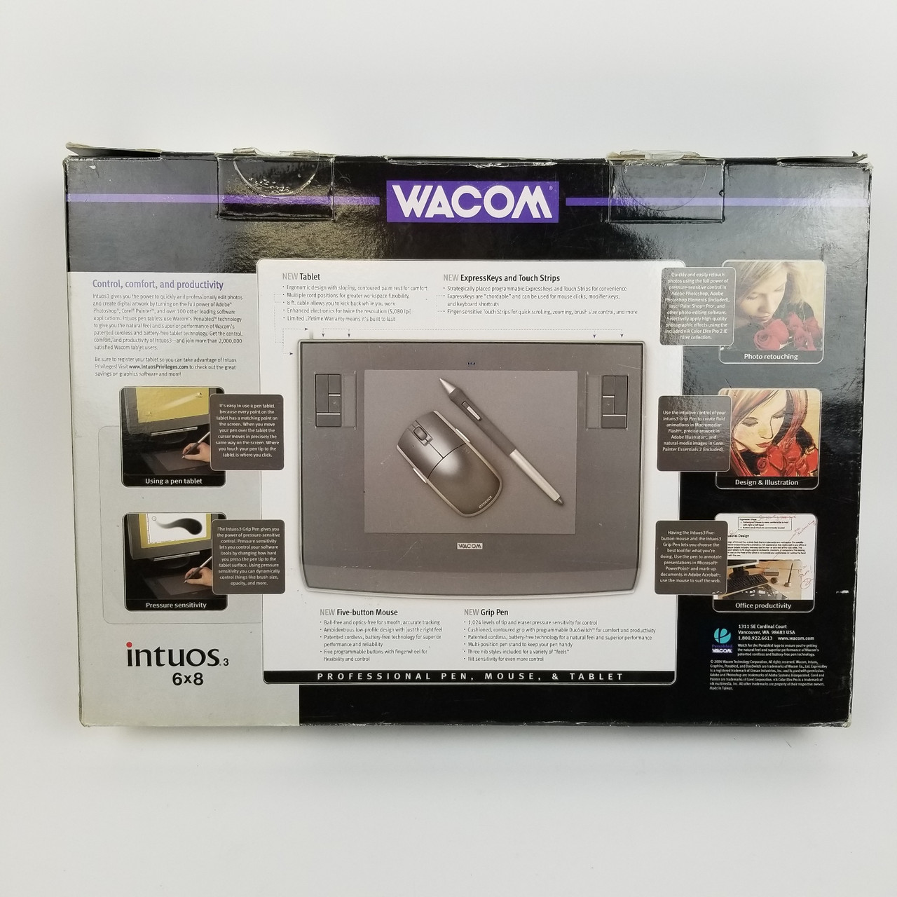 Wacom Intuos 3 6x8 Drawing Tablet | Grade B