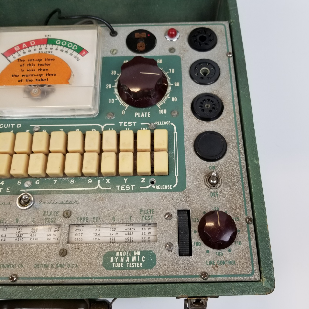 Jackson Model 648 Dynamic Tube Tester | Grade C