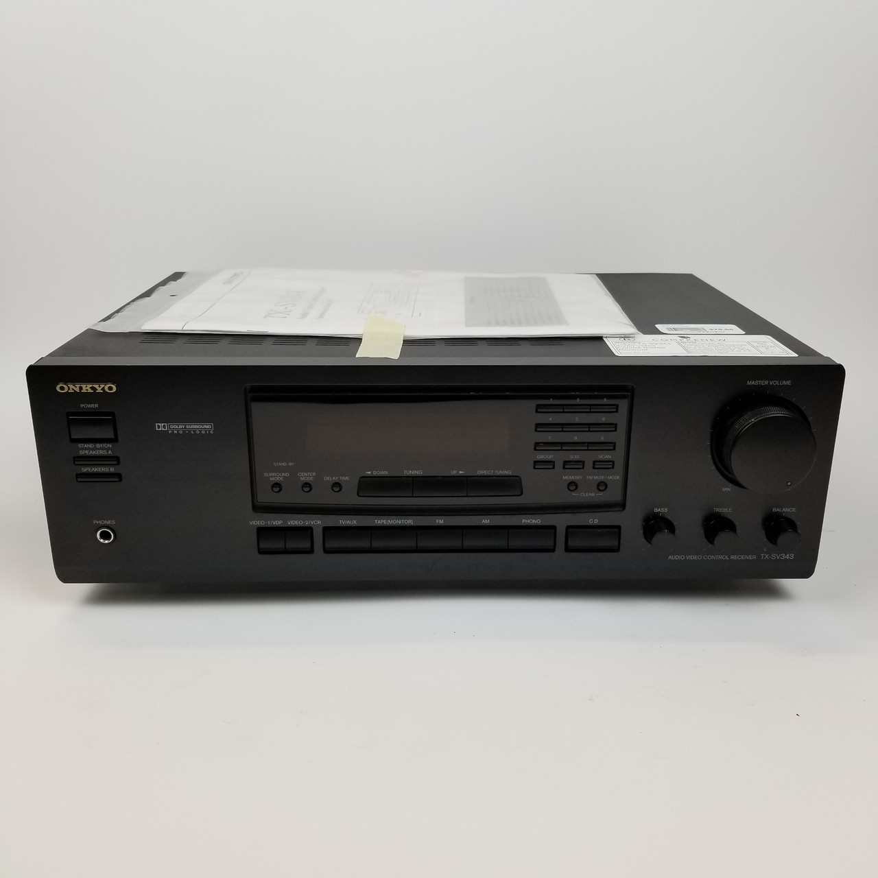 Onkyo TX-SV343 Audio Video Control Stereo Receiver | Grade B
