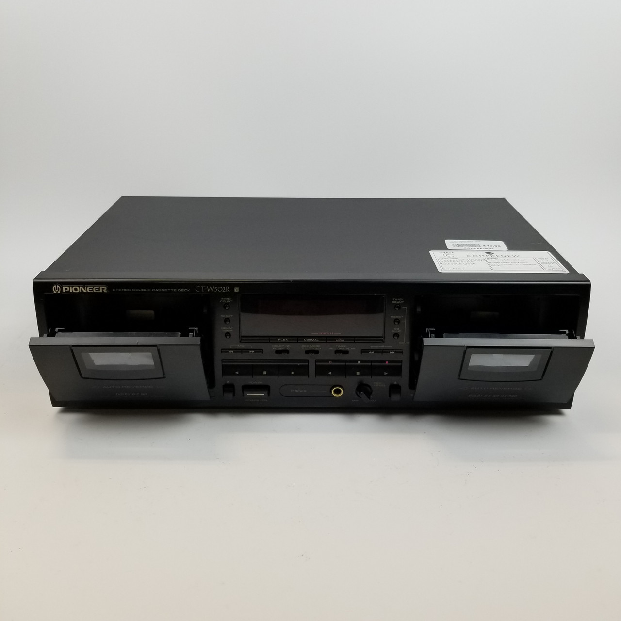 Pioneer CT-W502R Stereo Double Cassette Deck | Grade C