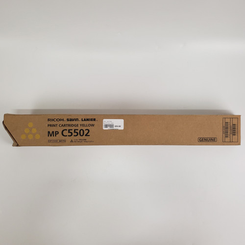 Ricoh MP C5502 Yellow Toner Cartridge | Grade A