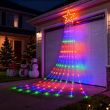 Cascading Christmas Tree Lights