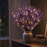 Luminous Lighted Lavender Bouquet
