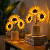 Shimmering Sunflower Lamp