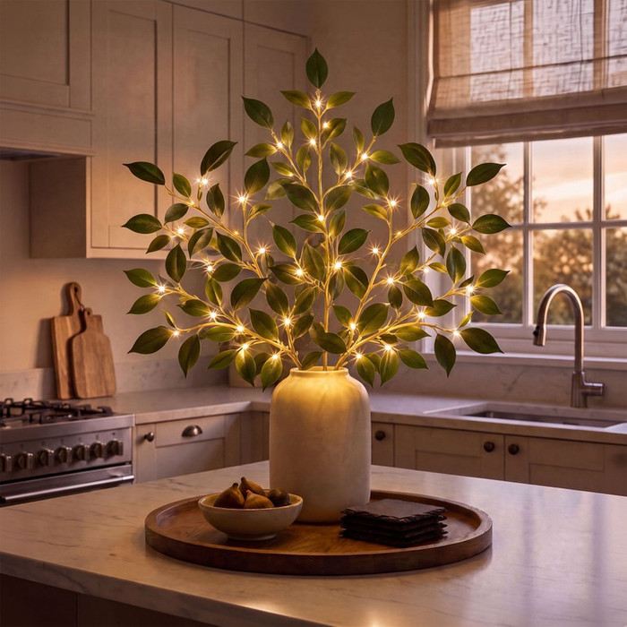 Fairy Light Fig Branch