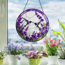 Lovely Lavender Hanging Hummingbirds