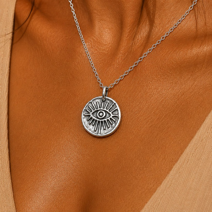 Ethereal Evil Eye Necklace