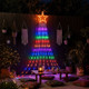 Cascading Christmas Tree Lights