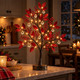 Crimson Crystal Glow Tree