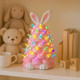 Petal Pink Christmas Bunny