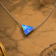 Celestial Crystal Triangle Necklace