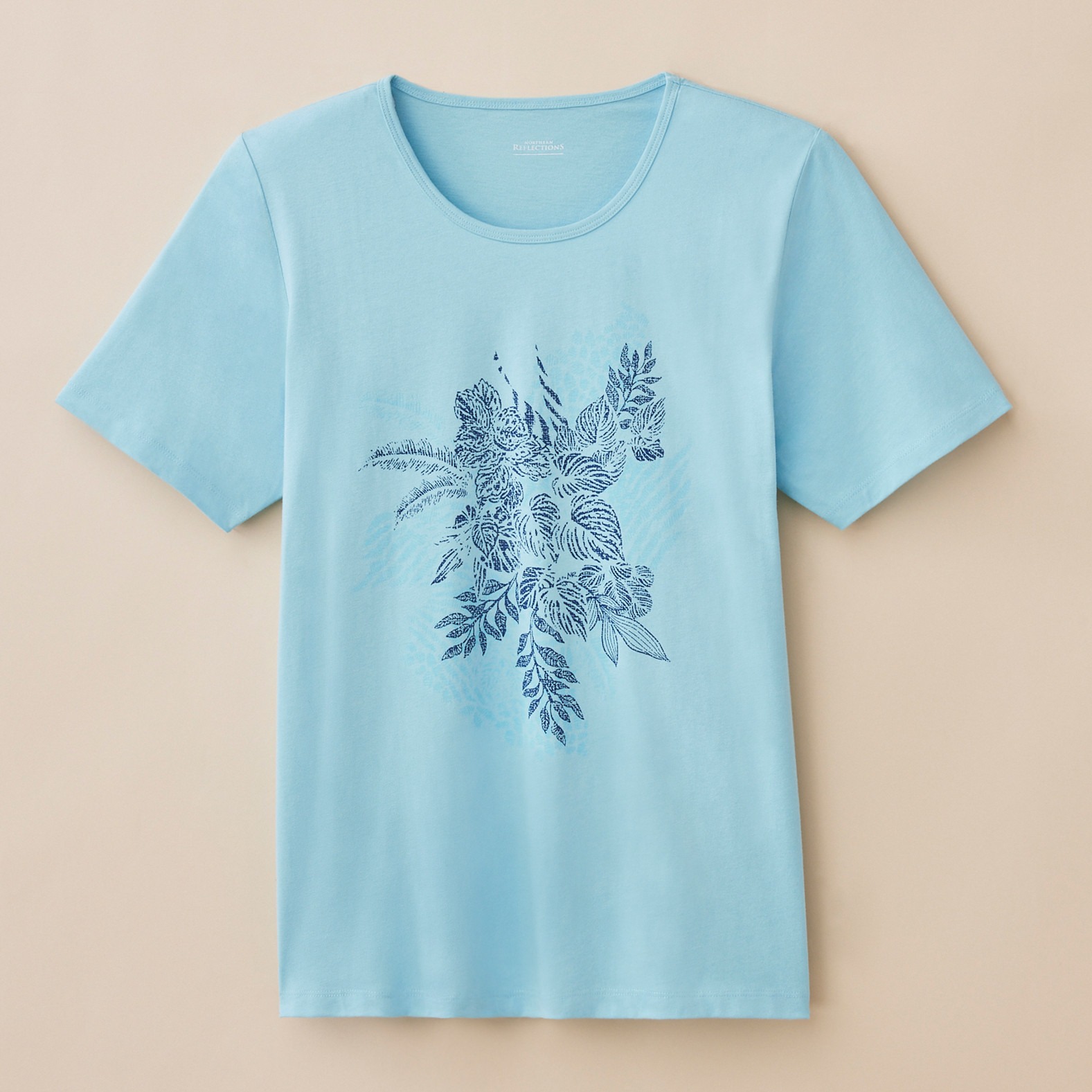 Floral Sketch Relaxed Fit Tee