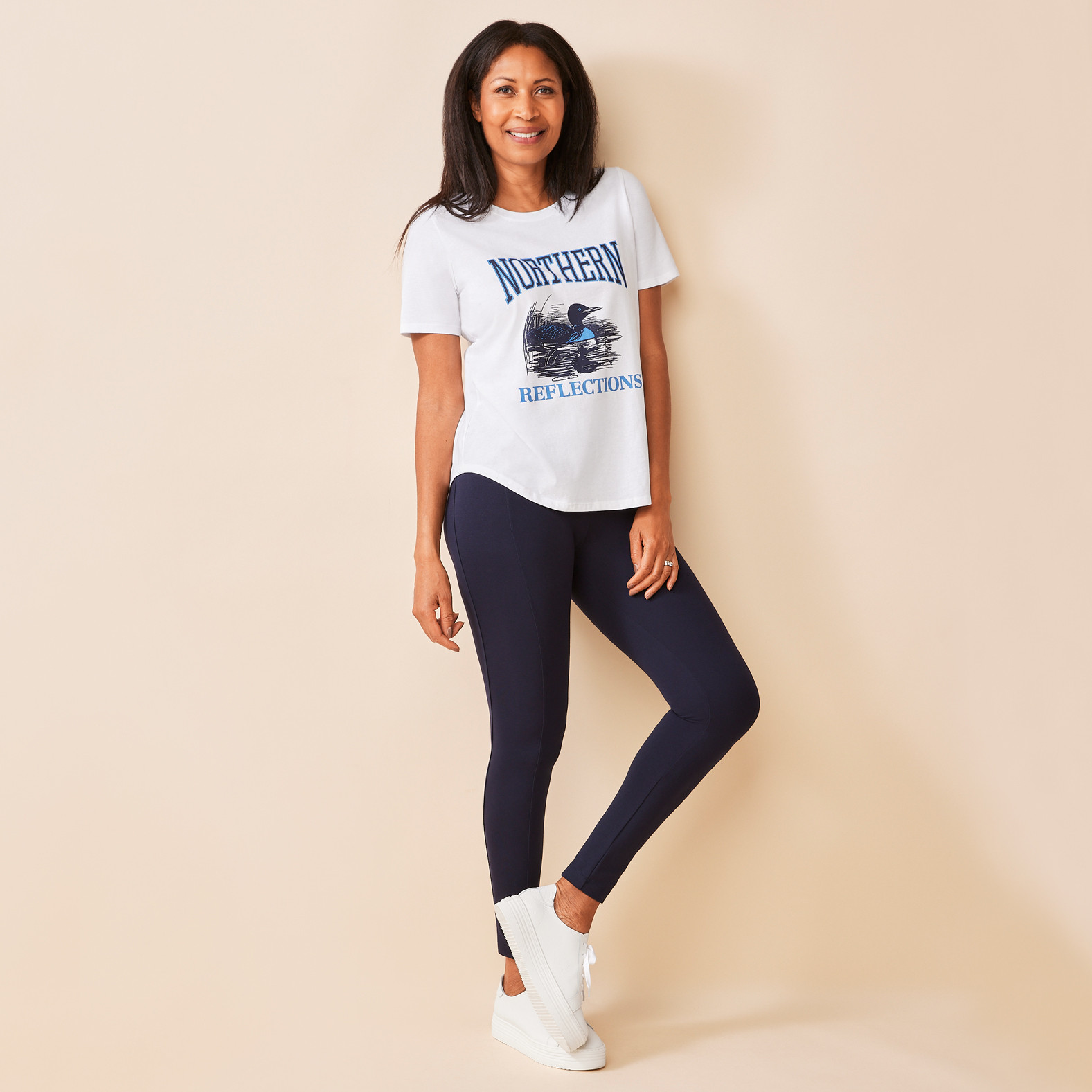 Iconic Loon Semi Fit Tee Full Body