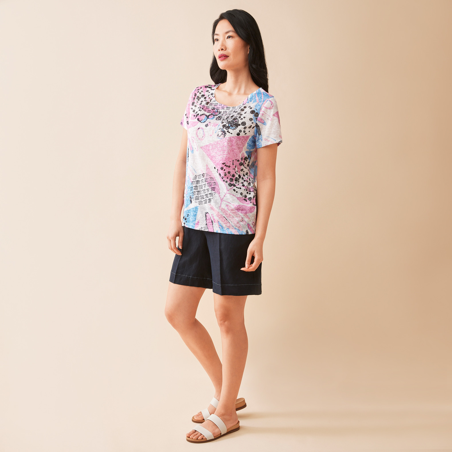 Abstract Sublimation Top Full Body