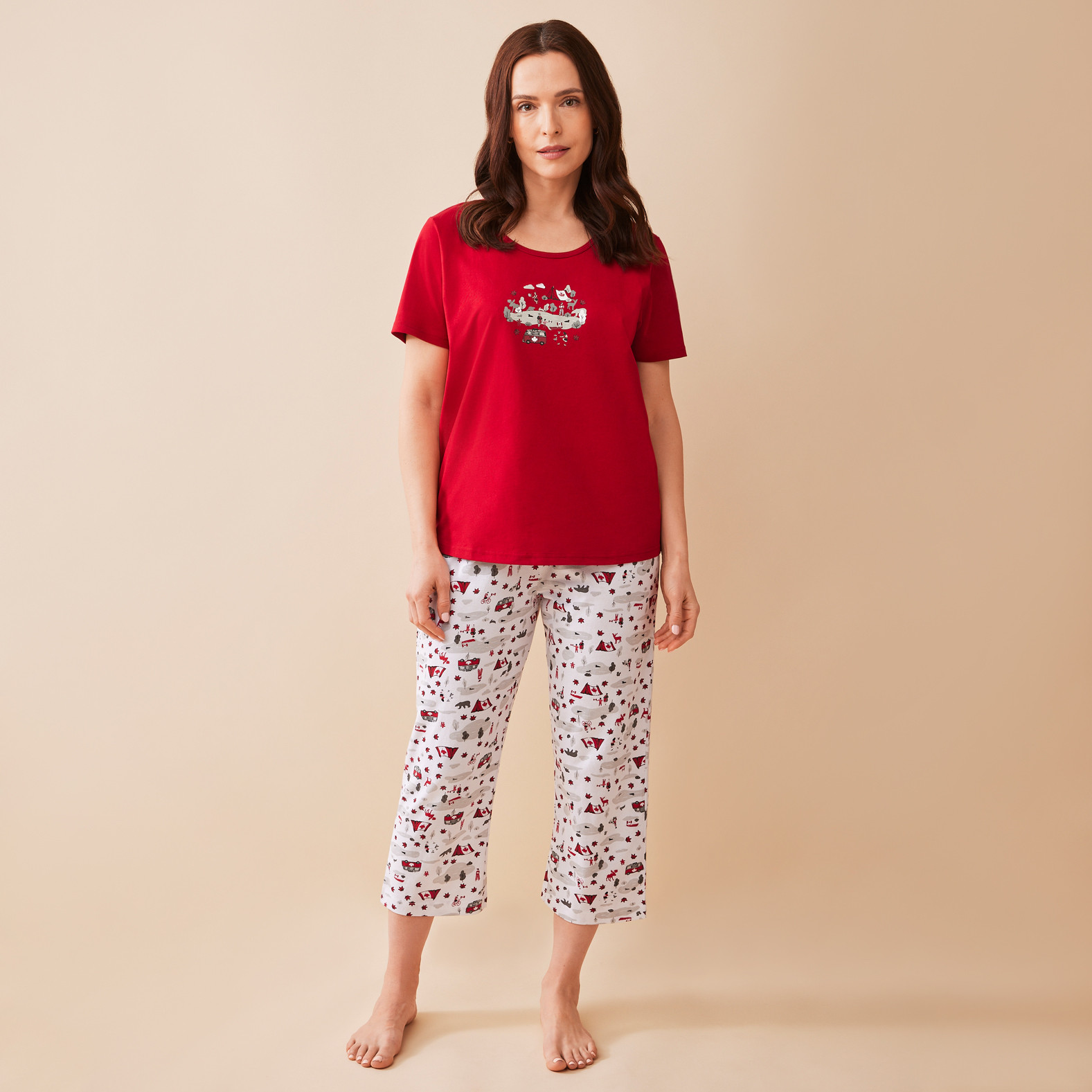 Canada Day Pyjamas Full Body