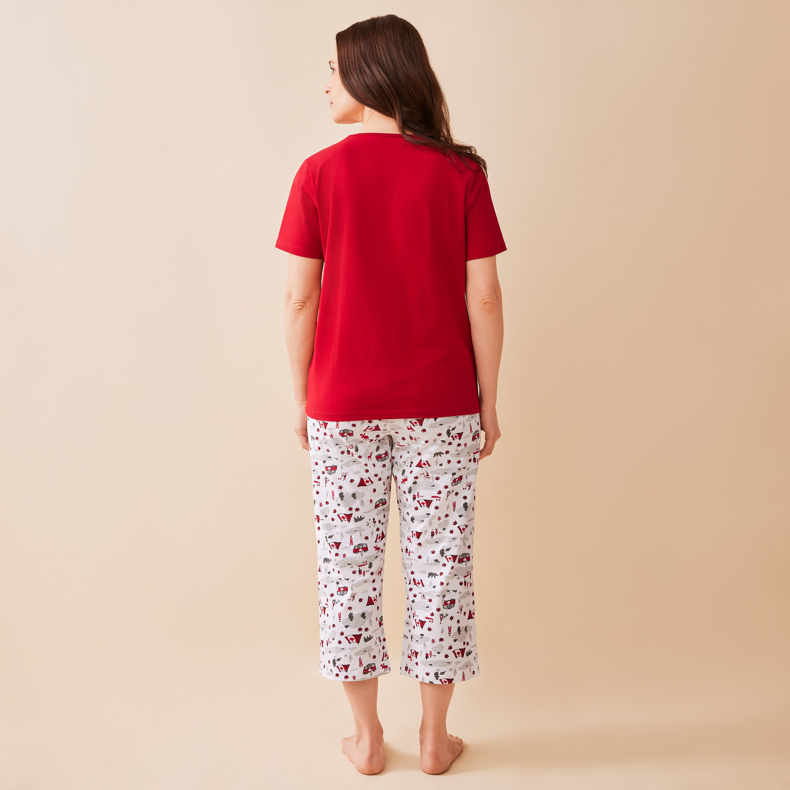 Canada Day Pyjamas Back View