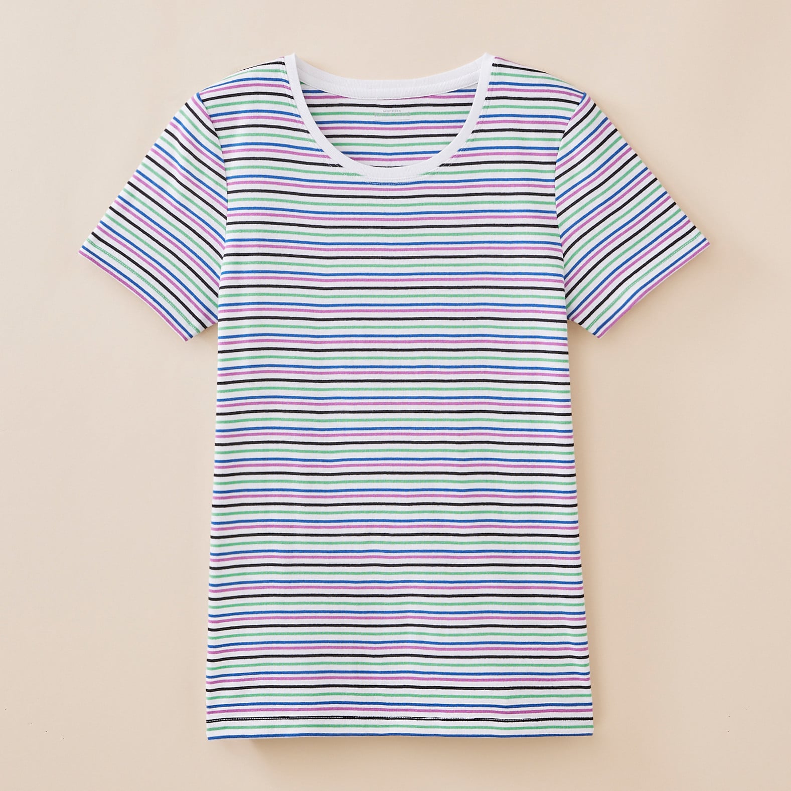Everyday Fit Striped Crewneck Tee