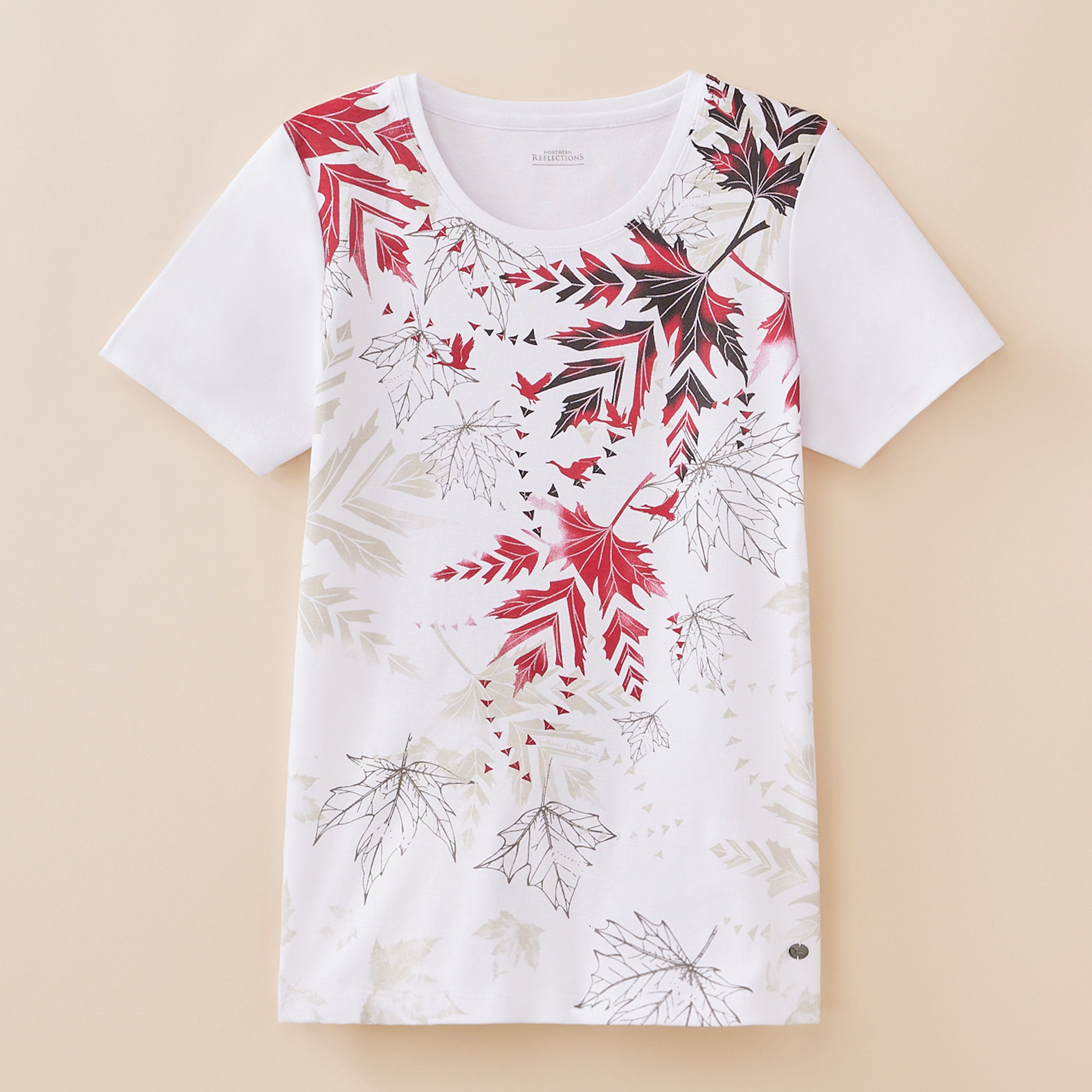 Petite - Everyday Fit Maple Leaf Tee