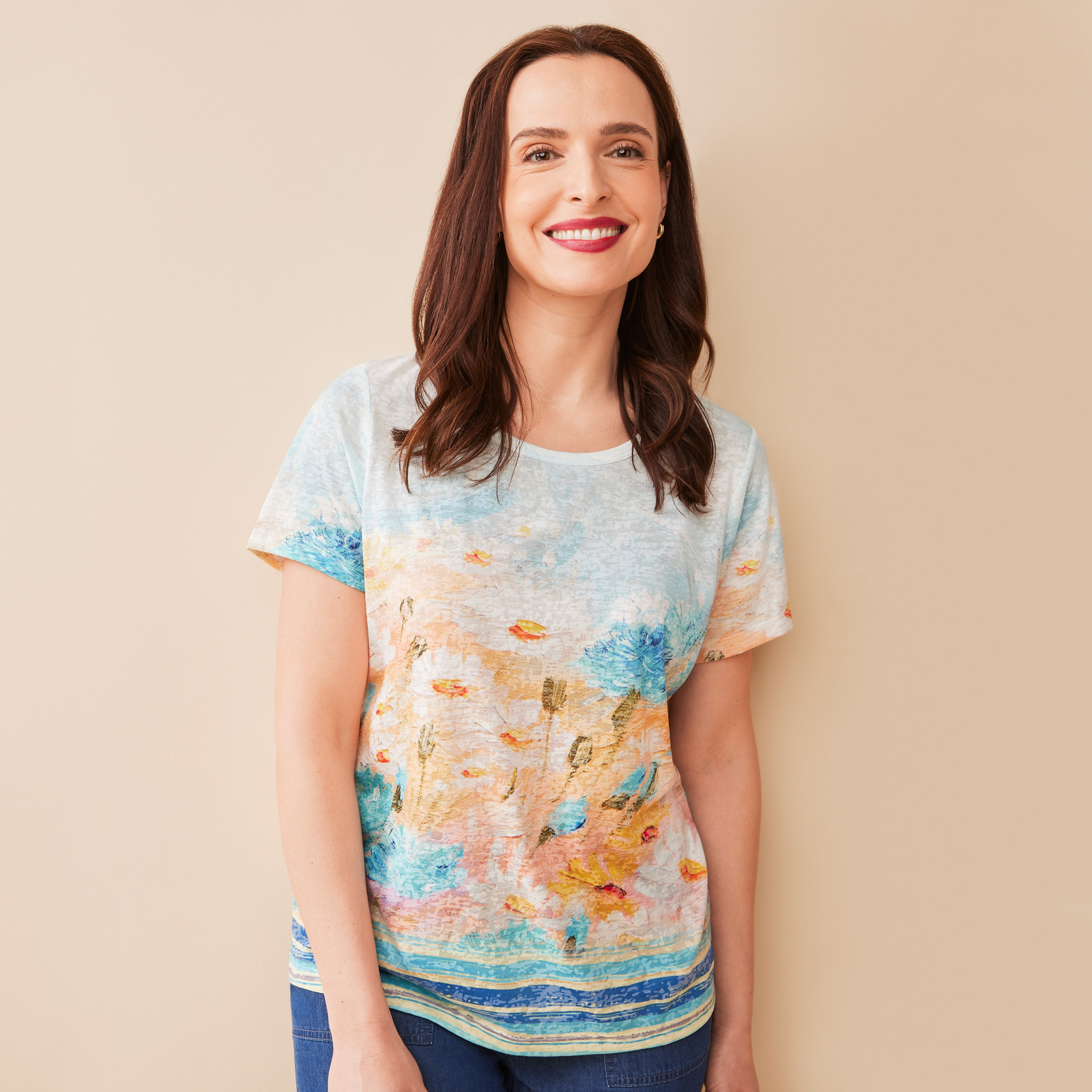 Watercolour Sublimation Top
