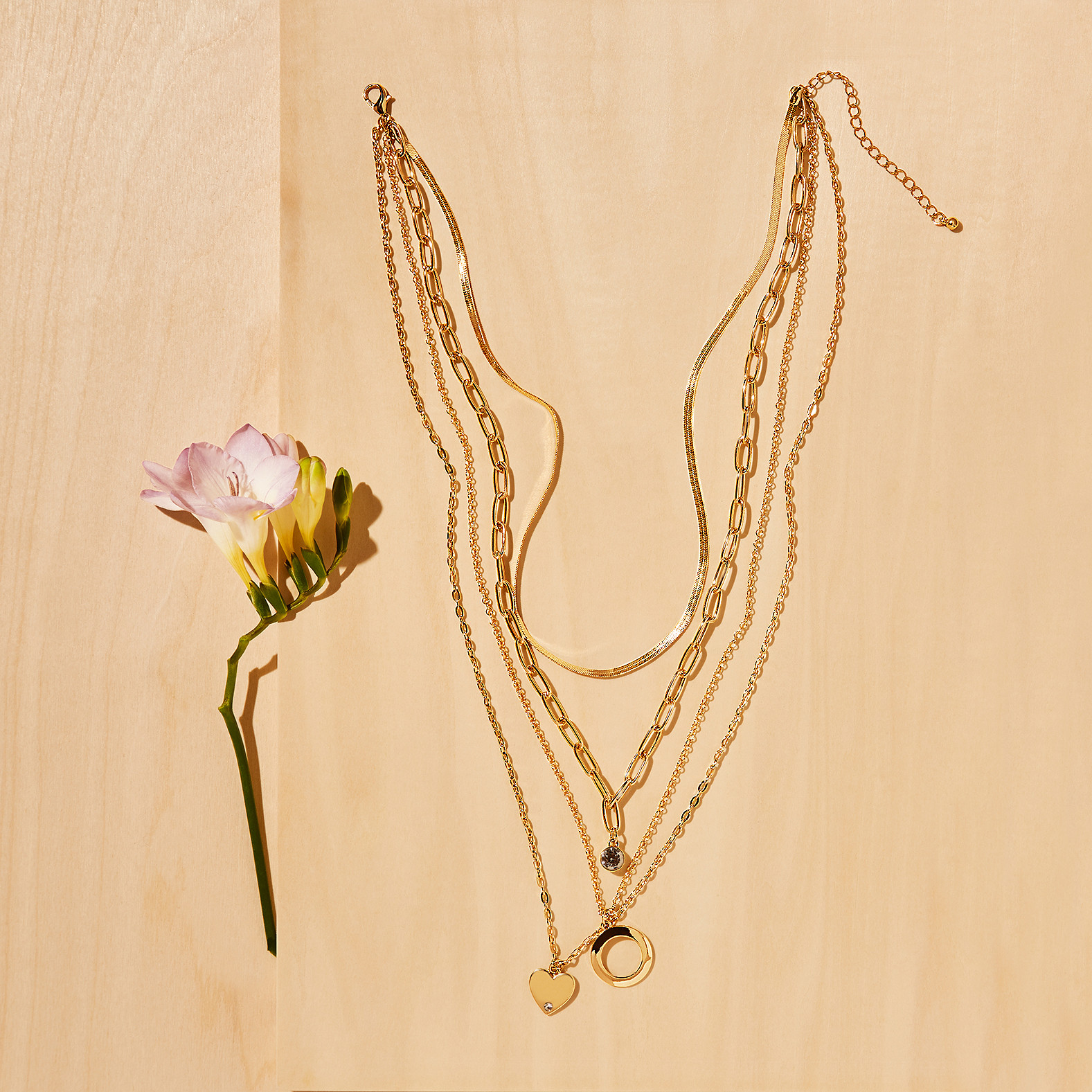 Multi Row Necklace